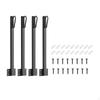 4Pcs Light Poles for Outside Outdoor Lighting Stand Sturdy Multifunctional Support Pub