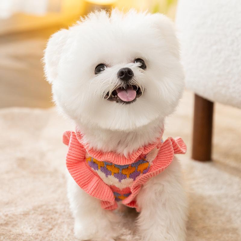Sweater for Dogs Luxury Dog Clothes Puppy Winter Coat Pet Warm Pullovers Knitted Sweater Chihuahua Bichon Clothing Dog Overalls