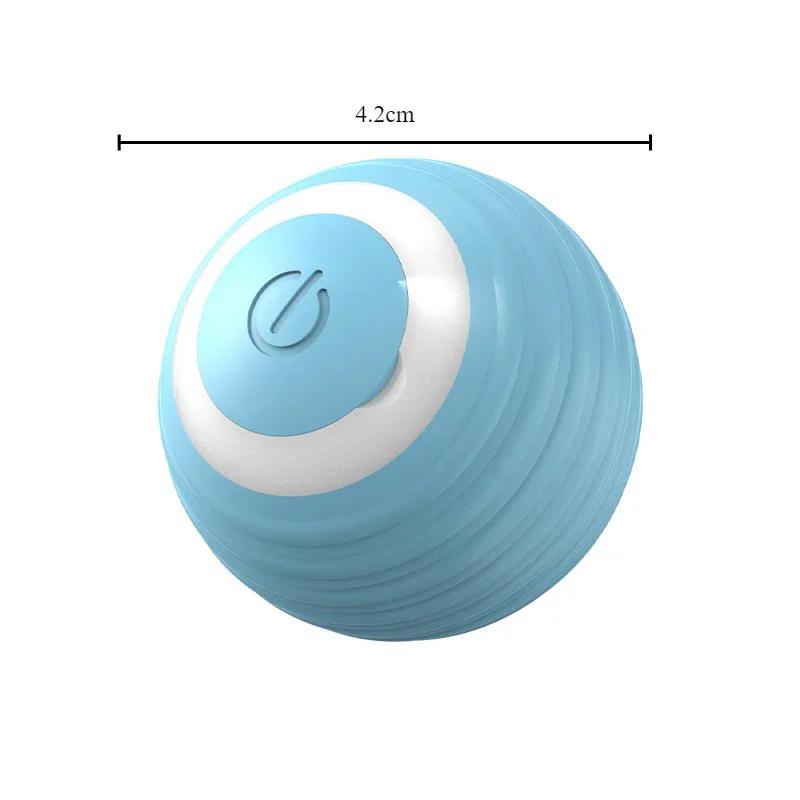 Умная игрушка для кошек, мяч, электронная интерактивная игрушка для домашних животных, движущийся мяч, USB, автоматический движущийся, подпрыгивающий, для щенка, подарок на день рождения, товар для кошек