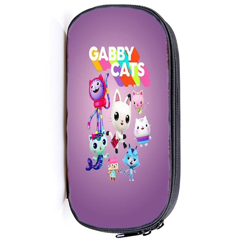 Кукольный домик Gabby's, пенал Gabby Cat, сумка для девочек, большая вместительная коробка для ручек, органайзер, школьные принадлежности, офисные принадлежности, канцелярская сумка