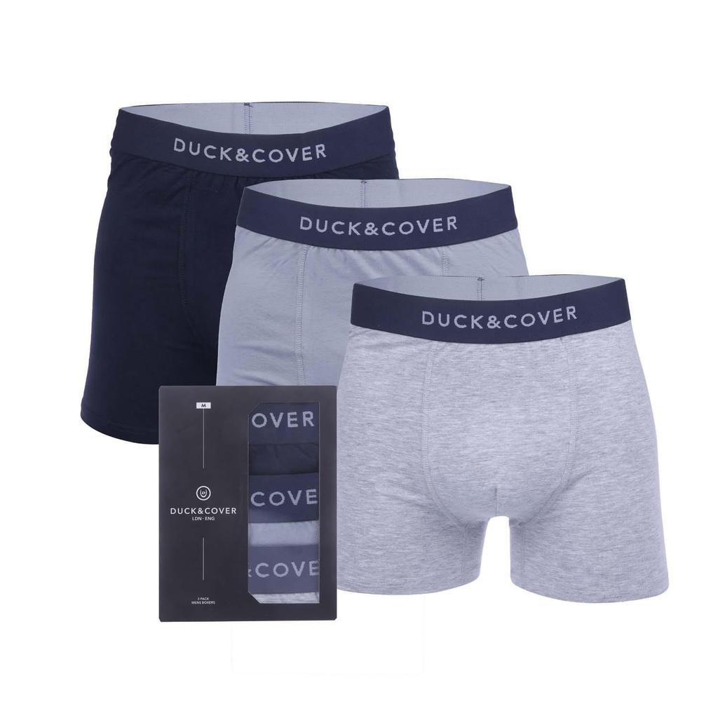 Duck and Cover Mens Sagnet Boxer Shorts (Pack of 3)