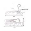 Travel Folding Hanger,Multi-Functional Travel Clothes Hanger,Laundry Room Hanging Rack,for Travel, Hotel Stays, Business Trips