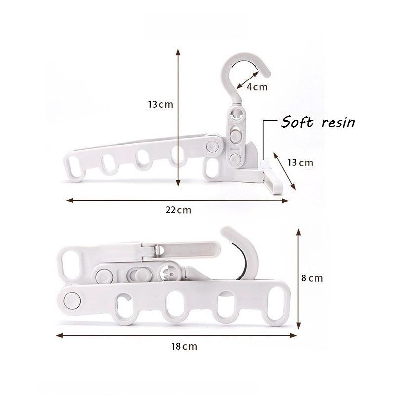 Travel Folding Hanger,Multi-Functional Travel Clothes Hanger,Laundry Room Hanging Rack,for Travel, Hotel Stays, Business Trips