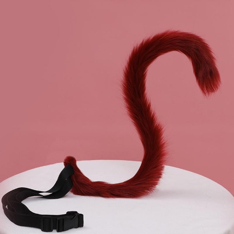 Cartoon Ears Tail Set Masquerade Halloween Cats Cosplay Party Costume Ear Hairhoop Headwear Lolita Accessories