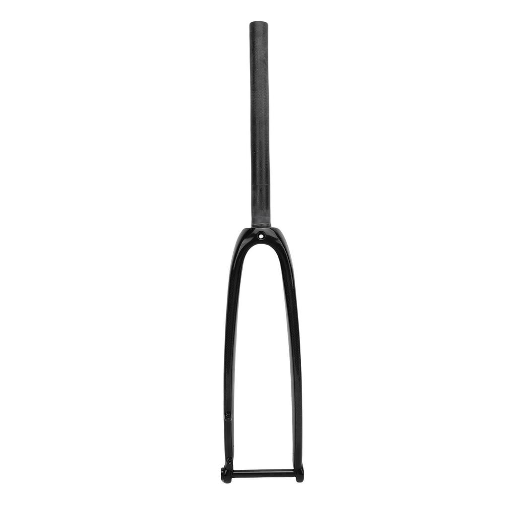 Road Bike Front Fork Carbon Fiber 28C Thru Axle Disc Brake Bike Front Fork 3K Gloss for Riding
