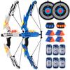 Kids Soft Dart Archery Toy Set With Led Lights,Indoor Outdoor Sports Gift For Boys And Girls,Halloween/Christmas/Thanksgiving