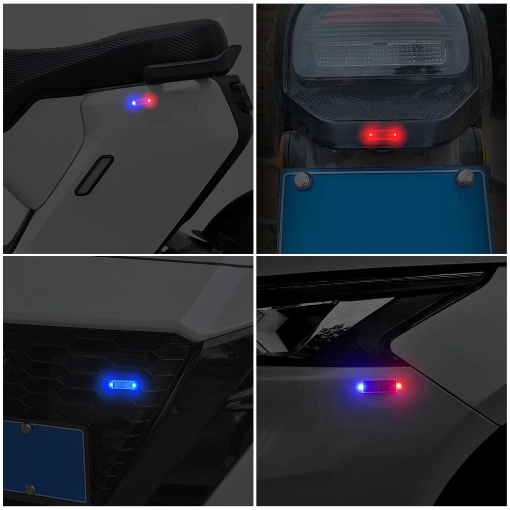 Автомобильный солнечный предупреждающий световой сигнал светодиодный фонарик индикатор ночной световой сигнал стробоскопа ходовой свет для всех транспортных средств