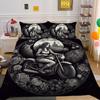 Комплект постельного белья в стиле «Красота черепа» с 3D принтом, чехол для постельного белья для мужчин, дома, спальни, комплект постельного белья из микрофибры, королевский размер, декор для спальни
