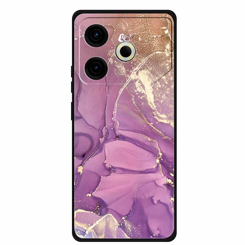 Чехол для телефона Tecno Pova6 Neo, задняя крышка из ТПУ для Pova 6 Neo, цвет мрамора, мягкий чехол, защитный Funda, роскошный силиконовый корпус