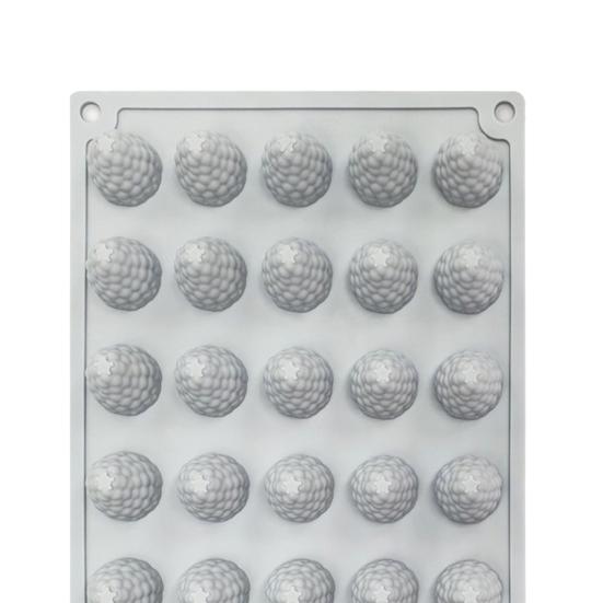 Силиконовая форма для малины, 35 полостей, антипригарное пищевое качество, легко снимается, сделай сам, украшение торта, помадка, конфеты, шоколадные конфеты, желе, форма для выпечки льда