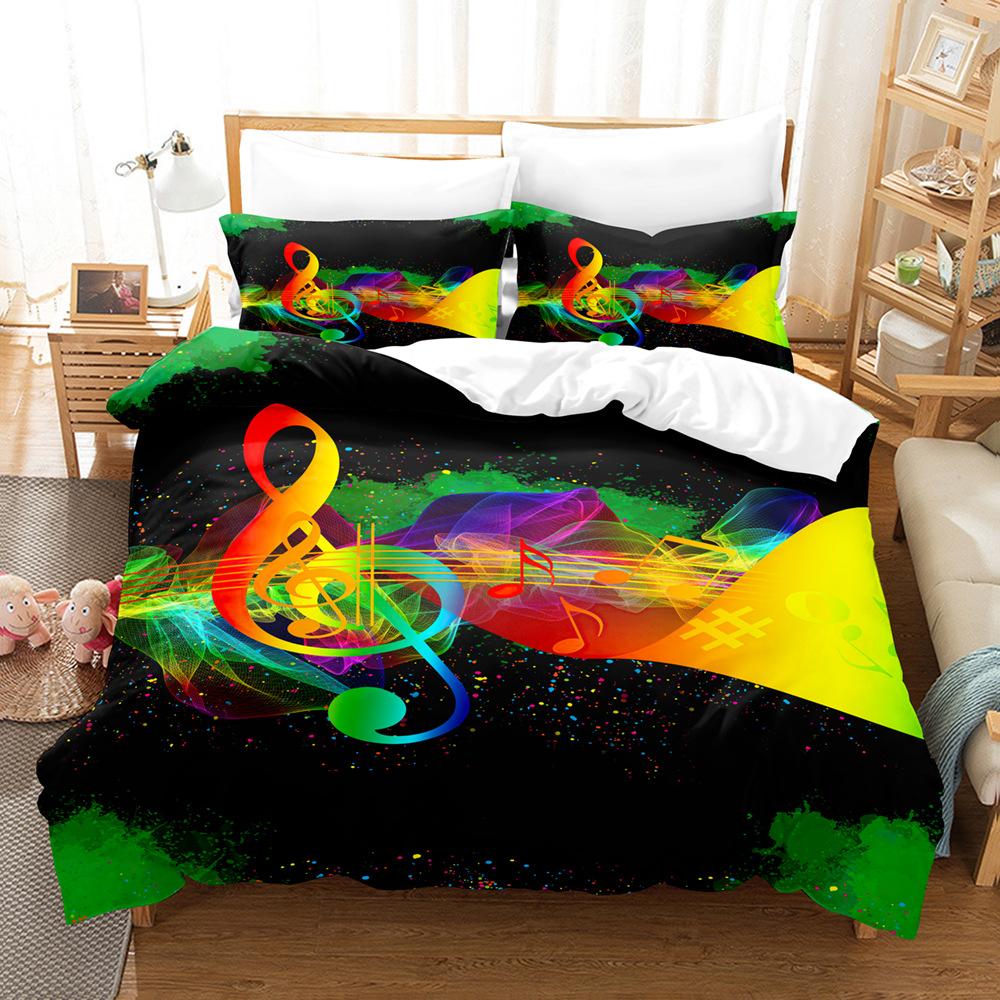 Модная технология печати, 3D цифровая печать, постельное белье, пододеяльники, наволочки, комплекты из трех предметов