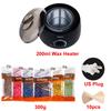 Нагреватель воска, грелка, машина для удаления волос, депиляция, эпилятор для погружения в воск, горшок с парафином и комплект деревянных палочек