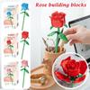 Rose Bouquet Building Block Set, Home Decoration Roses, Everlasting Bouquet Valentine's Day Gift For Her,