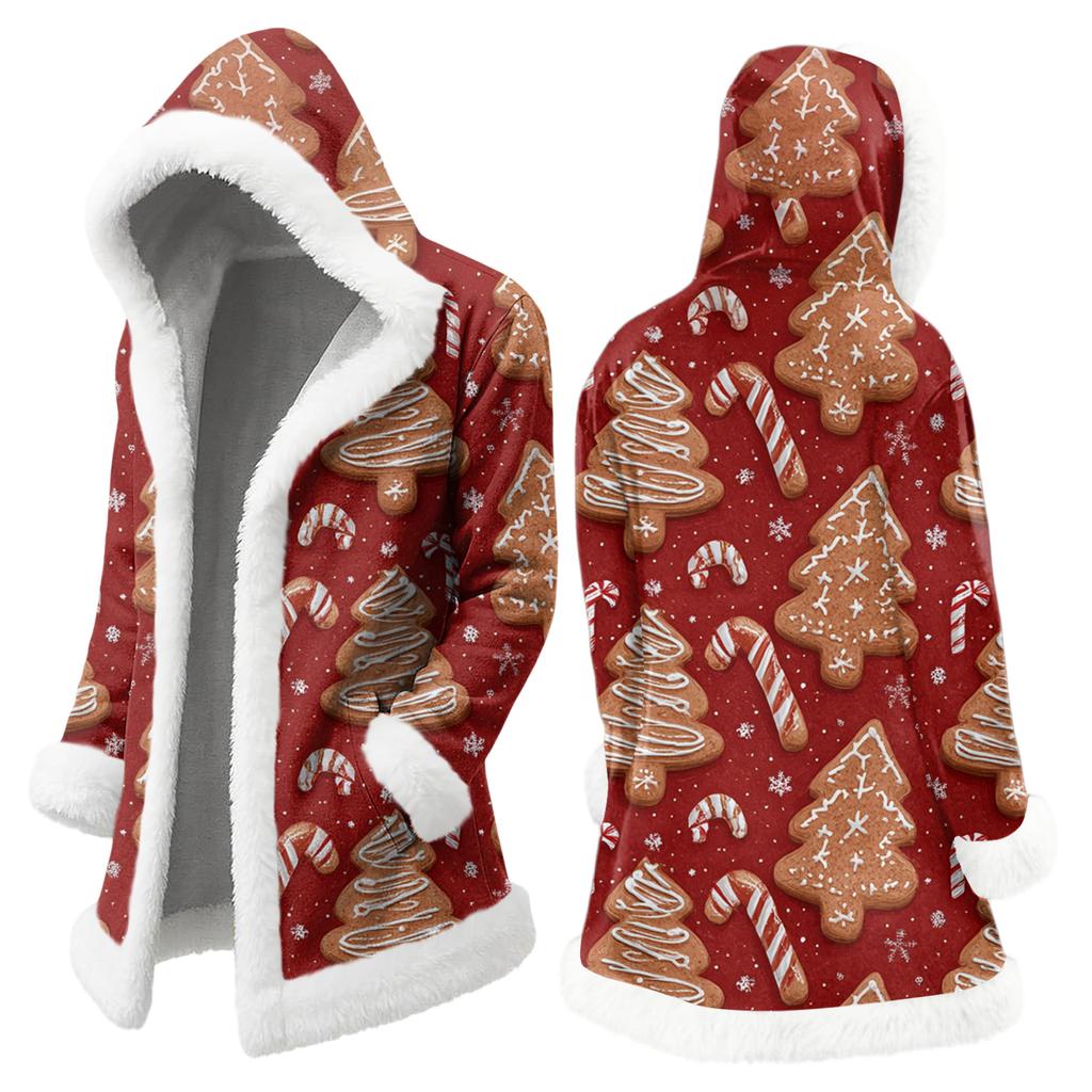 Мужская повседневная куртка с рождественским принтом