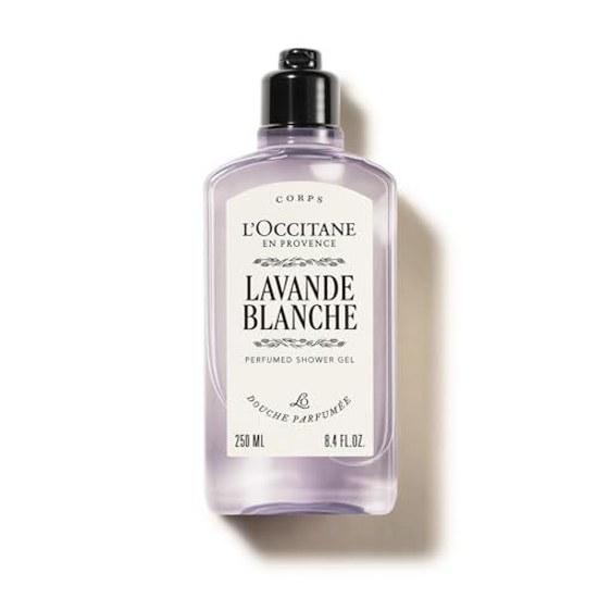 LOCCITANE Гель для душа с ароматом Белой Лаванды 250 мл Мыло для тела День Рождения Женщины Мужчины Популярный Подарок