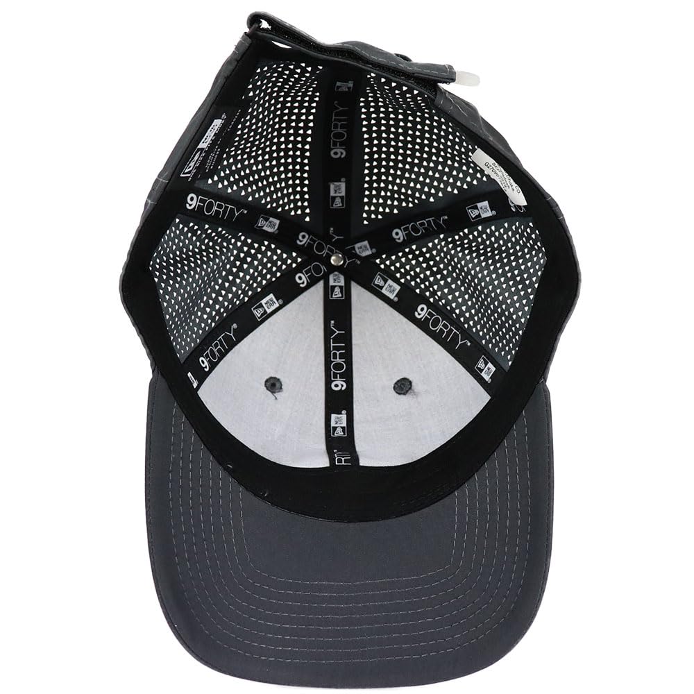 [New Era] Plain Mesh Cap 9FORTY Men's Cap Hat UV Protection Anti-Odor Moisture Wicking Quick Drying Functional Material Gray [Used]