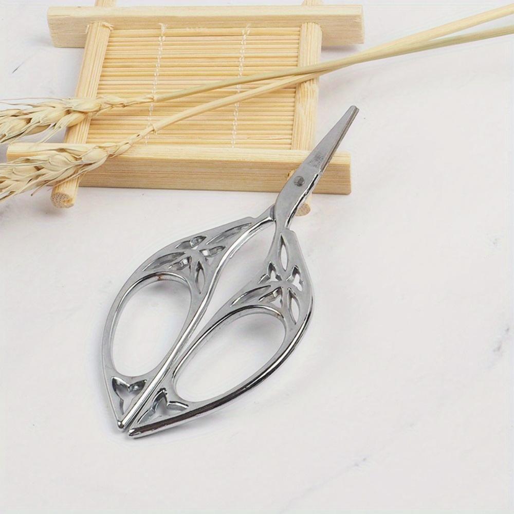 Scissors Steel Vintage Stainless Leaf Scissors Tea Scissors Gauze Scissors Tea Titanium Scissors