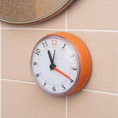 Бесшумные, впитывающие влагу, водонепроницаемые, круглые bathroom clock для сборов на работу