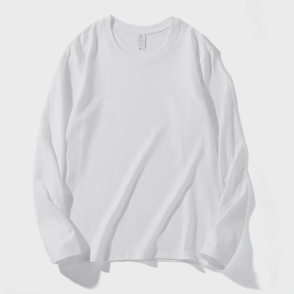 Мужская теплая бархатная футболка с длинными рукавами и круглым вырезом, базовый слой для осени и зимы