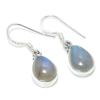 Натуральный камень лабрадорит 925 проба стерлинговое серебро подарок серьга 1,25" z6n61