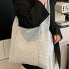 Сумки Холщовые сумки Lazy wind Литературные нишевые сумки под мышкой Новые клетчатые сумки Модные сумки на плечо