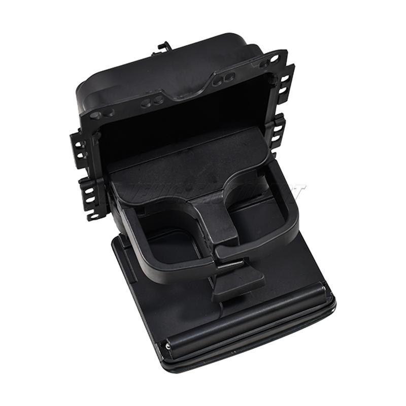 New 7N0862533 for VW Golf Sharan MK2 Tiguan MK1 Seat Alhambra MK2 Dual Cup Holder Rear Drinking Cup Bracket Black Car Accessorie