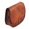 Vintage Style Women Genuine Brown Leather Crossbody Shoulder Bag Handmade Purse