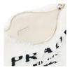 Prada Re-Edition 2000 zipper closure fabric armpit bag handbag hand shoulder bag women's white
