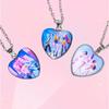 KPOP Ожерелье Сердце Охотников на Демонов - Руми Зои Мира Аниме Фильм Сплав Ювелирные Изделия Кулон для Поклонников Подарки