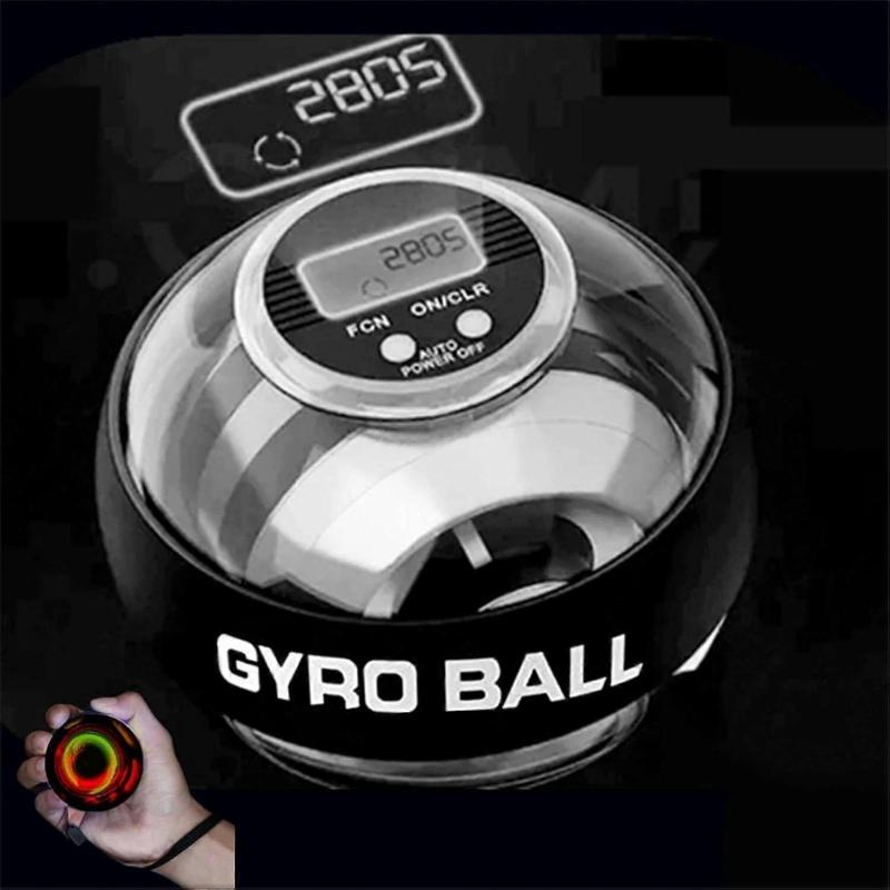 Auto Counter Gyro Ball Wrist Power LED Wrist Ball Power Trainer Ball for Forearm Gyro Wrist Exerciser Strengthen Arm gym workout