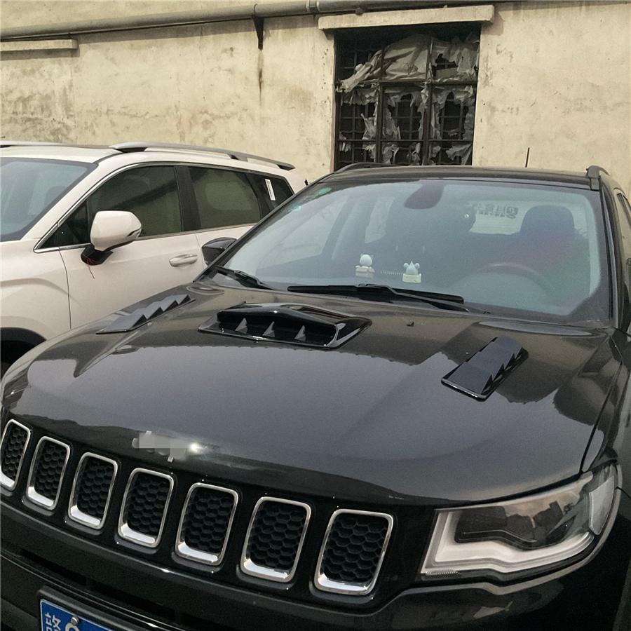 Car Air Flow Intake Hood Scoop Vent Bonnet Decorative Cover Universal USA Stock