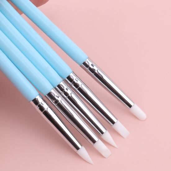 9 шт. глиняный инструмент, гладкий силиконовый, удобный захват, набор инструментов для нанесения точек, инструмент для лепки из глины, керамическая глина для рисования