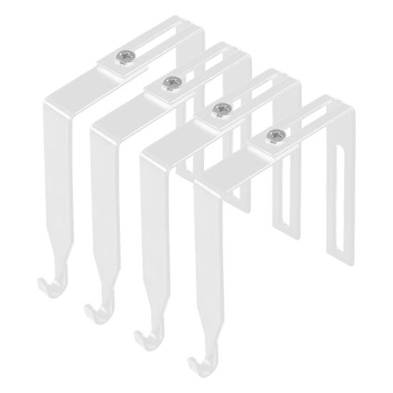 2/4/6/8/10Pcs Adjustable Outdoor Light String Hooks Rustproof Strong Load-bearing String Light Hanger Hooks Cable Cord Holders