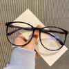 Fashion Women's Myopia Glasses Trendy Ultralight Near Sight Eyewear Men Vintage Round Frame Anti-blue Light Eyeglasses 0-1.0-4.0