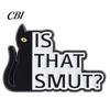 Cat Lapel Pin Black Themed Brooch, Anti-Rust Lightweight Pin, Cartoon Badge Accessories for Clothing Bag Decoration Party Jewelry Brooch