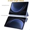 Coque + Verre Trempé - E.F.Connection - pour Samsung Galaxy Tab S10 Plus / S9 Plus - Etui Slim Violet