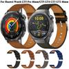 22mm Leather Strap For Huawei Watch GT5 Pro GT4 GT3 GT2 46mm Replacement Wrist Strap for Garmin Venu3 2 Forerunner 265 255 Vivoactive4 Accessories