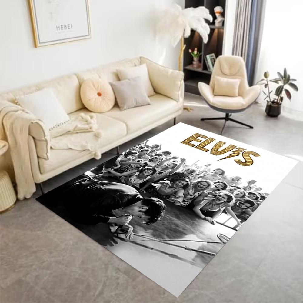 Elvis Presley Hawaii Concert Area Rug Design for Entryway Living Rooms Bedrooms Dormitory Anti-slip Rug Decorate Offices Wedding Party Gift