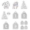 Силиконовые формы DIY 3D Xmas силиконовая форма для литья эпоксидной смолы (3 лося) /