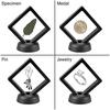 5Pcs Floating Display Case Frame Ring Necklace Earring Packaging Box Jewelry Coin Display Stand Holder