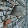 1PC Retro Iron Door Bell Vintage Wall Hanging Hand-cranked Bell Bar Villa Garden Cafe and Farm Reminding Bell