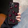 Чехол для Apple iPhone 17 Pro Max 14 11 12 15 Pro 7 8 Air 16 13 XR XS MAX Funda Чехол для телефона Фрукты Вишня