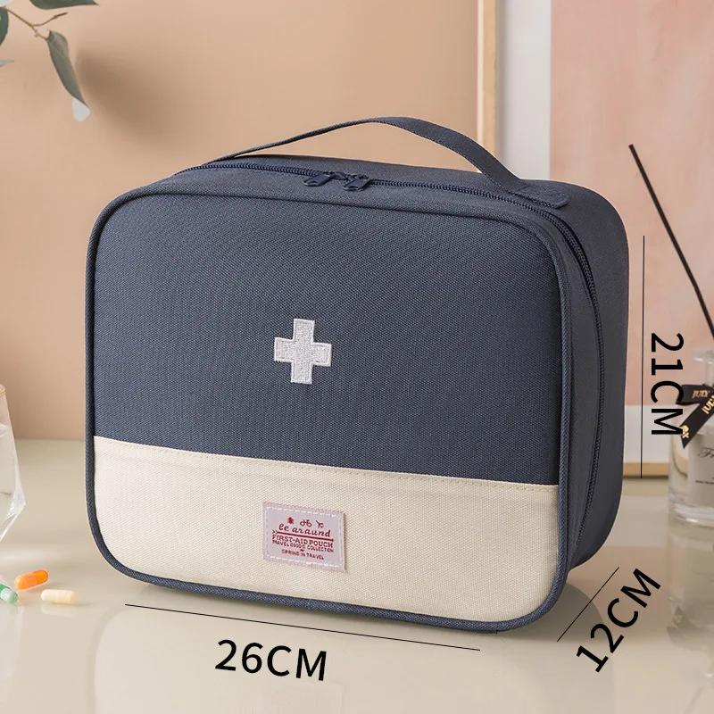 Mini Household First Aid Kit Bag Travel Portable Medicine Package Emergency Kit Bags Medicine Storage Bag Small Organizer