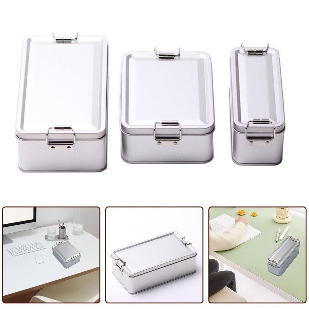 Old-fashioned Rectangular Iron Box Metal Buckle Iron Box High Quality Candy Box