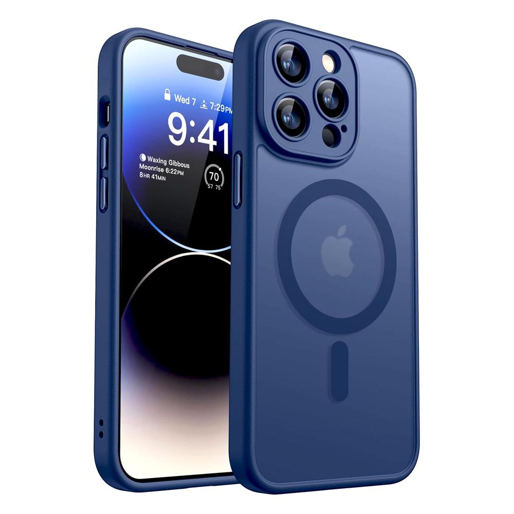 Matte Translucent Case For 17 16E 16 15 14 13 12 11 Pro Max Plus IPhone16 For Magsafe Mag Safe Wireless Charge Back Cover