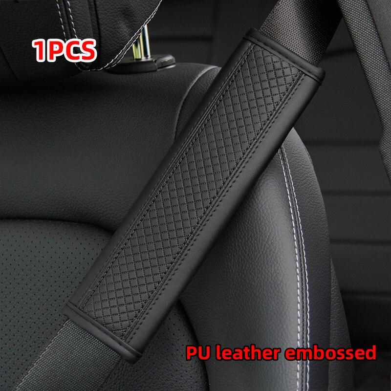 Автомобильные аксессуары Ремень безопасности PU кожаный чехол на плечо ремня безопасности Удобный Flash Diamond инкрустированный Crown Protectивный вкладыш для ремня безопасности