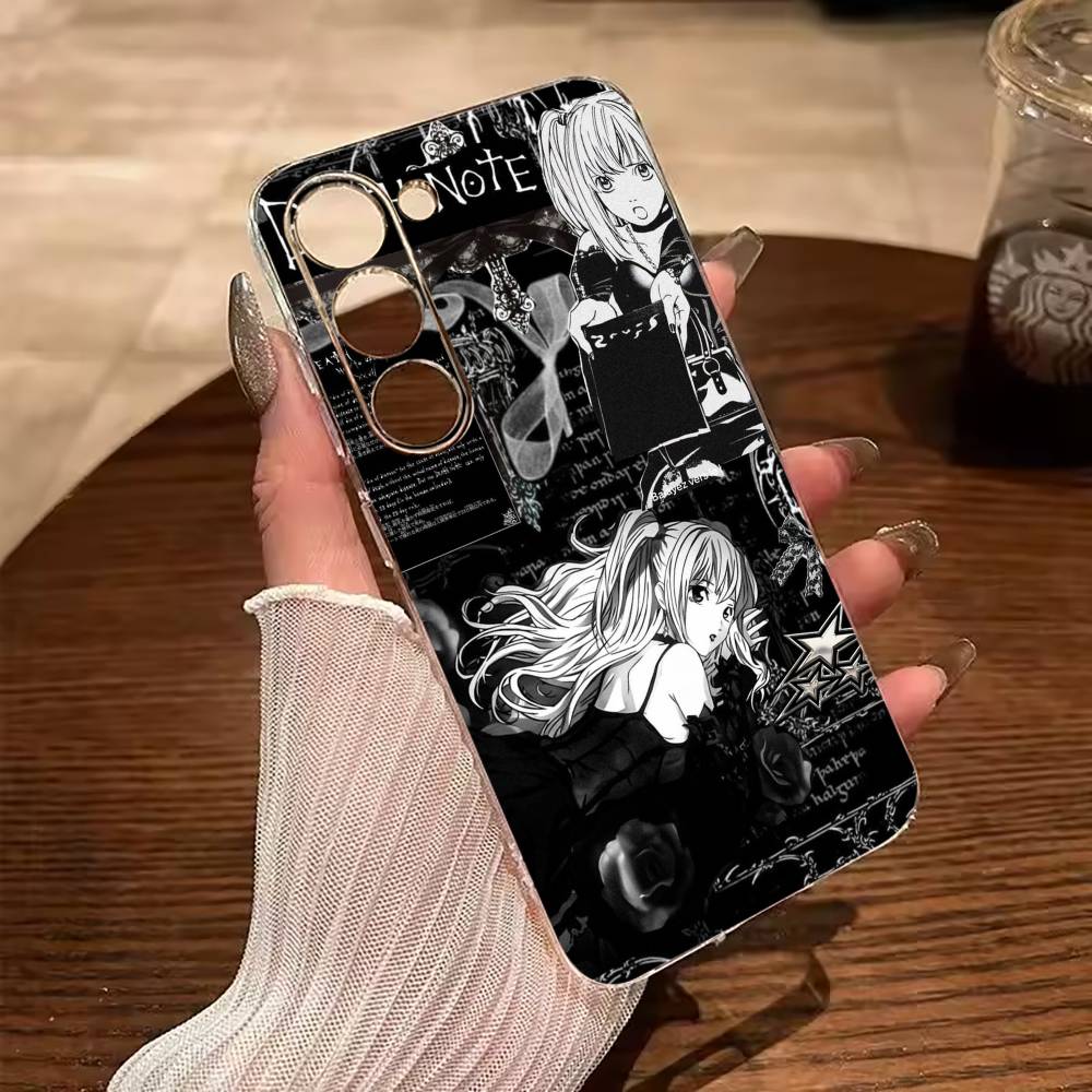M-Misa- Чехол для телефона Death Note для Samsung Galaxy A71,A70,A52,A51,A40,A30 Прозрачный чехол