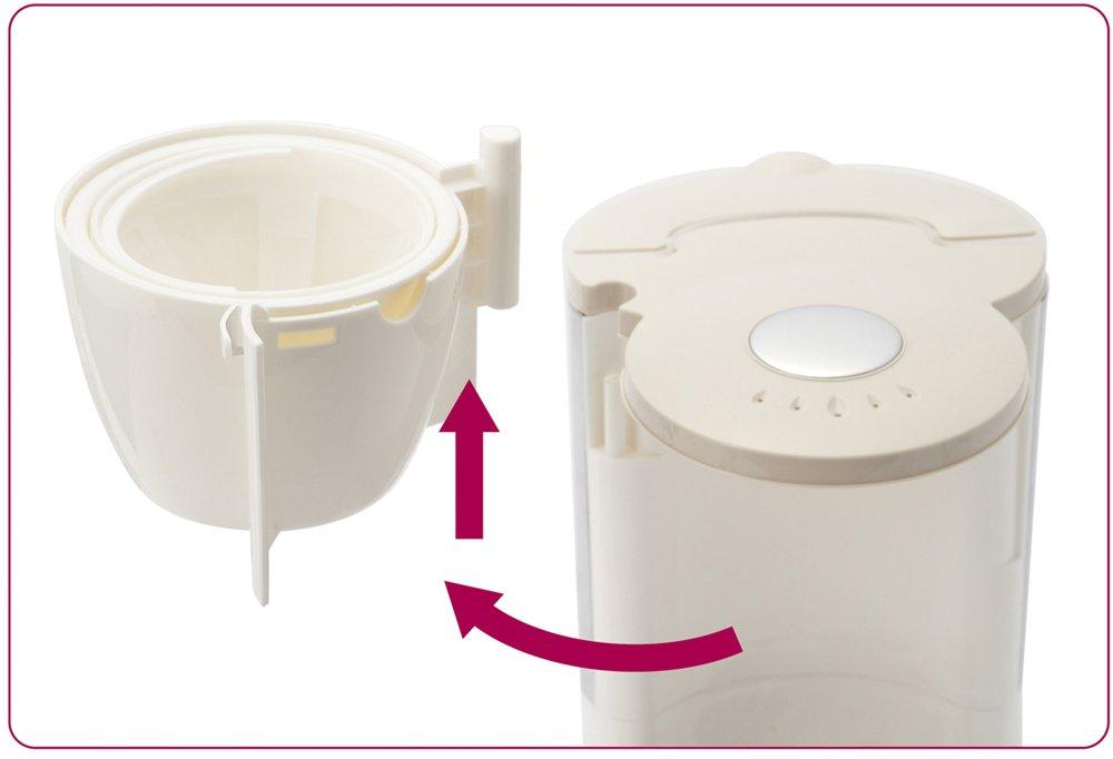 Tefal Coffee Maker Paperless Filter Cafe Au Lait CM111170 "Apresia"