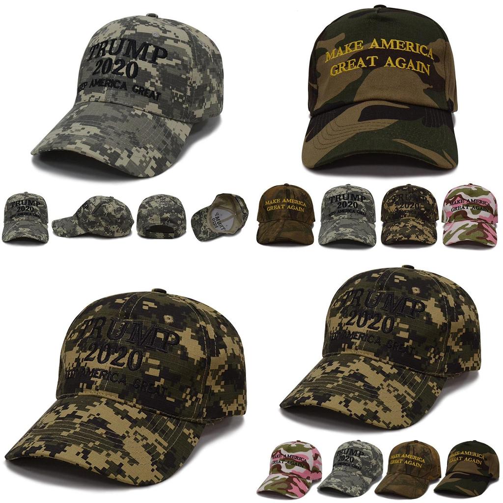 Make Great America Again Donald Trump Hat Digital Camoflage Cap Jungle Pink