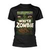 WHITE ZOMBIE - ПОСТЕР (ЧЕРНЫЙ) футболка WHITE ZOMBIE хэллоуин научно-фантастический b-movie